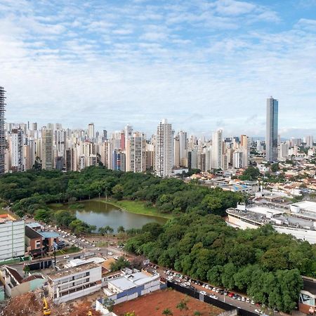 Flat No Ed Walk Bueno - Setor Bueno - Ao Lado Do Goiania Shopping - Wb2405- Andar Alto 아파트 외부 사진