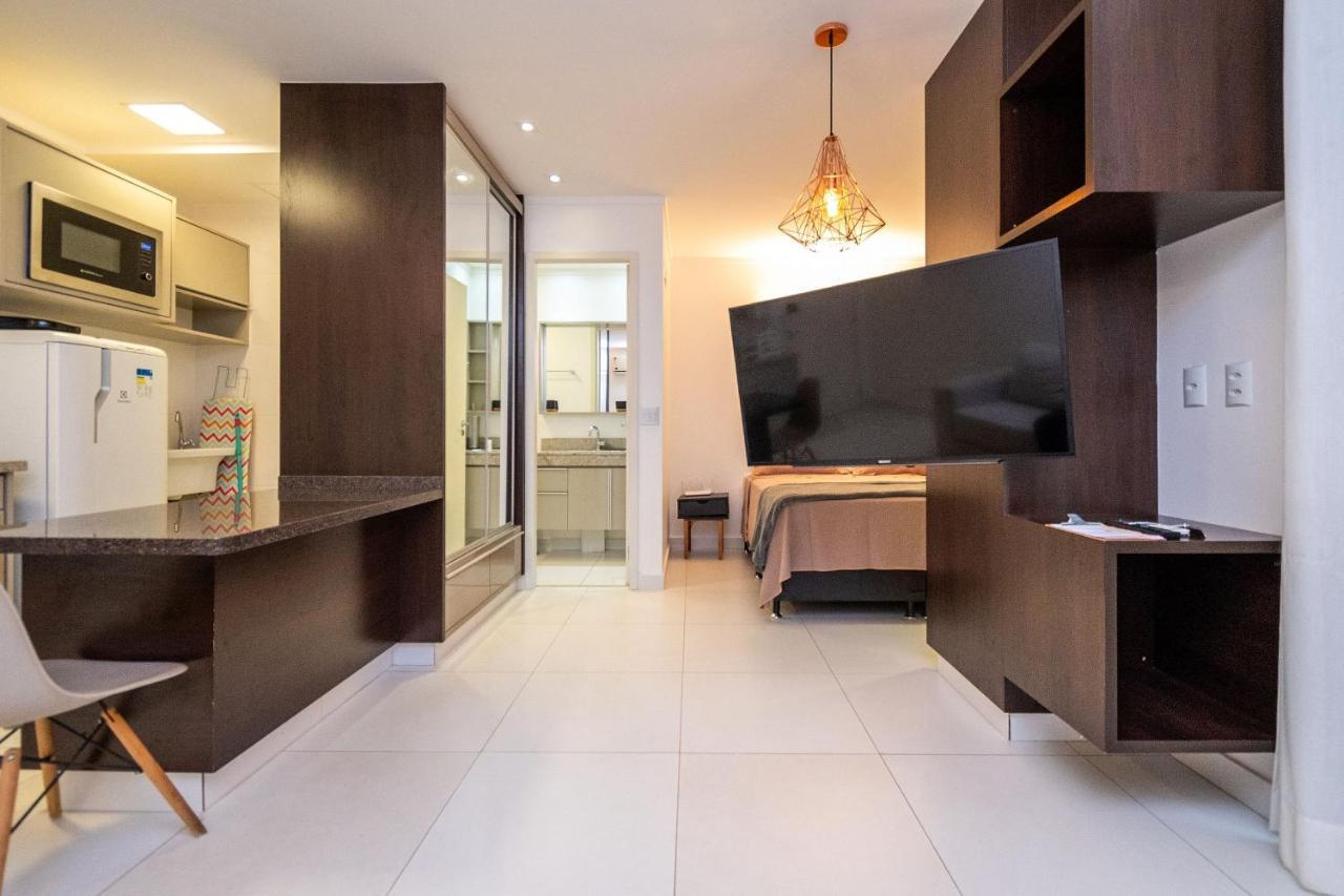 Flat No Ed Walk Bueno - Setor Bueno - Ao Lado Do Goiania Shopping - Wb2405- Andar Alto 아파트 외부 사진