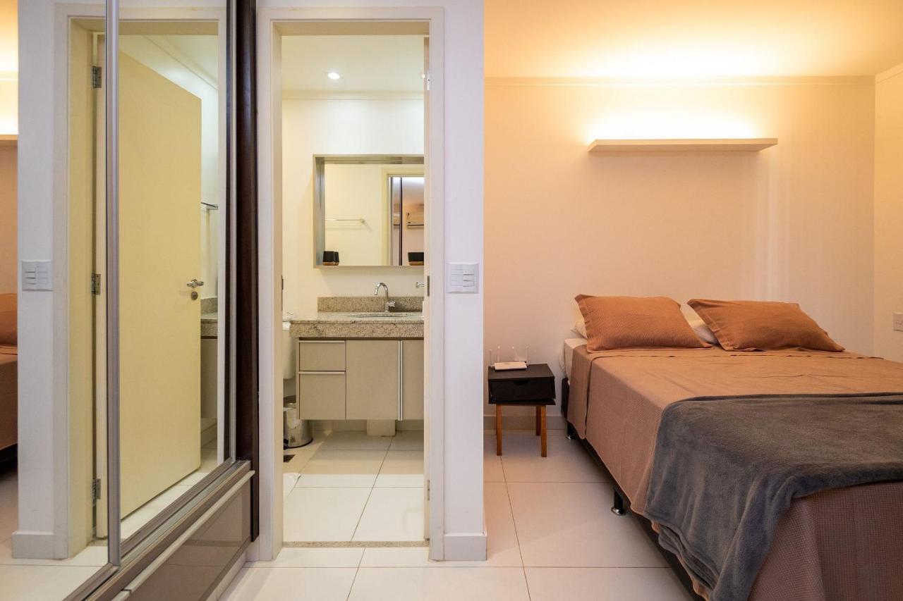 Flat No Ed Walk Bueno - Setor Bueno - Ao Lado Do Goiania Shopping - Wb2405- Andar Alto 아파트 외부 사진