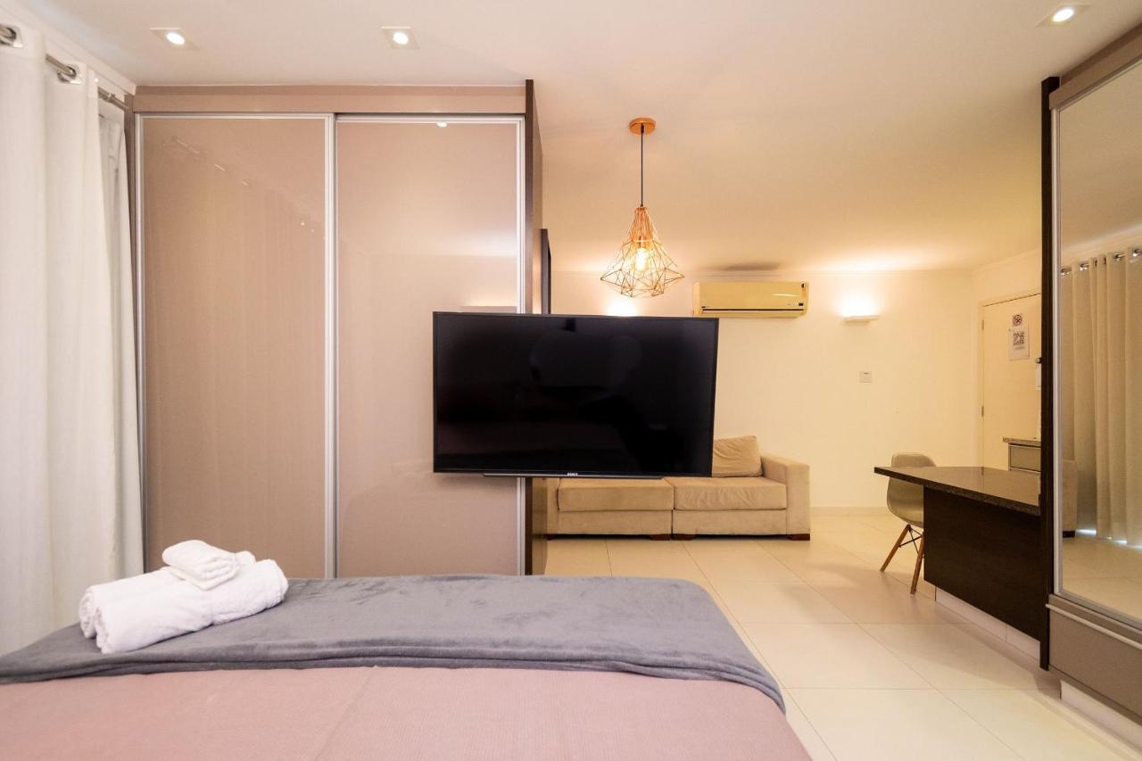 Flat No Ed Walk Bueno - Setor Bueno - Ao Lado Do Goiania Shopping - Wb2405- Andar Alto 아파트 외부 사진