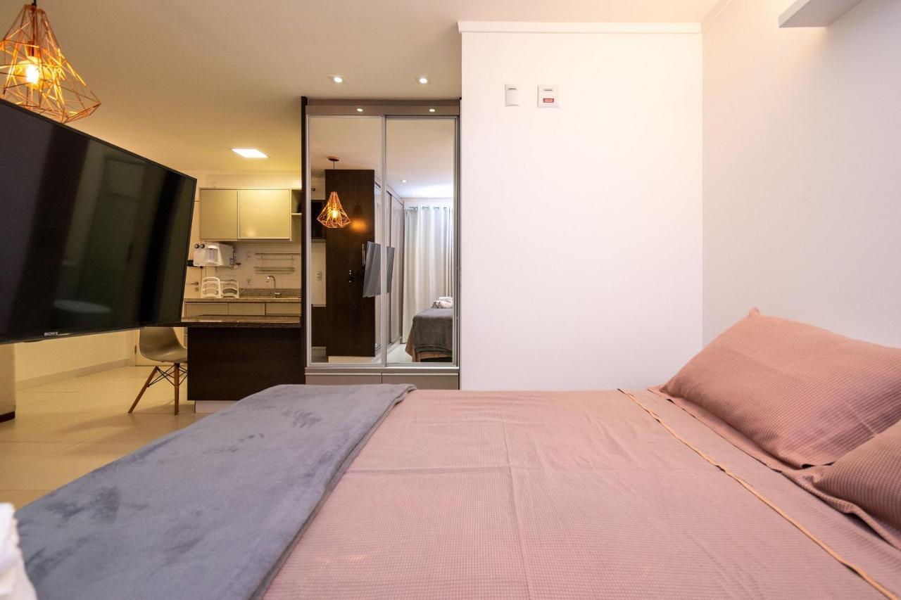 Flat No Ed Walk Bueno - Setor Bueno - Ao Lado Do Goiania Shopping - Wb2405- Andar Alto 아파트 외부 사진